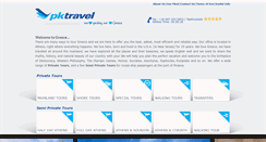 Desktop Screenshot of pktravelgreece.com