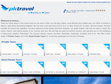 Tablet Screenshot of pktravelgreece.com